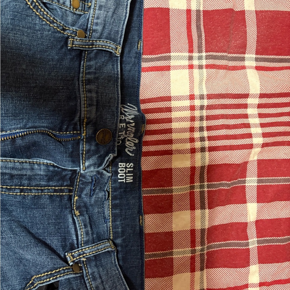 Wrangler Dark Blue Denim Jeans